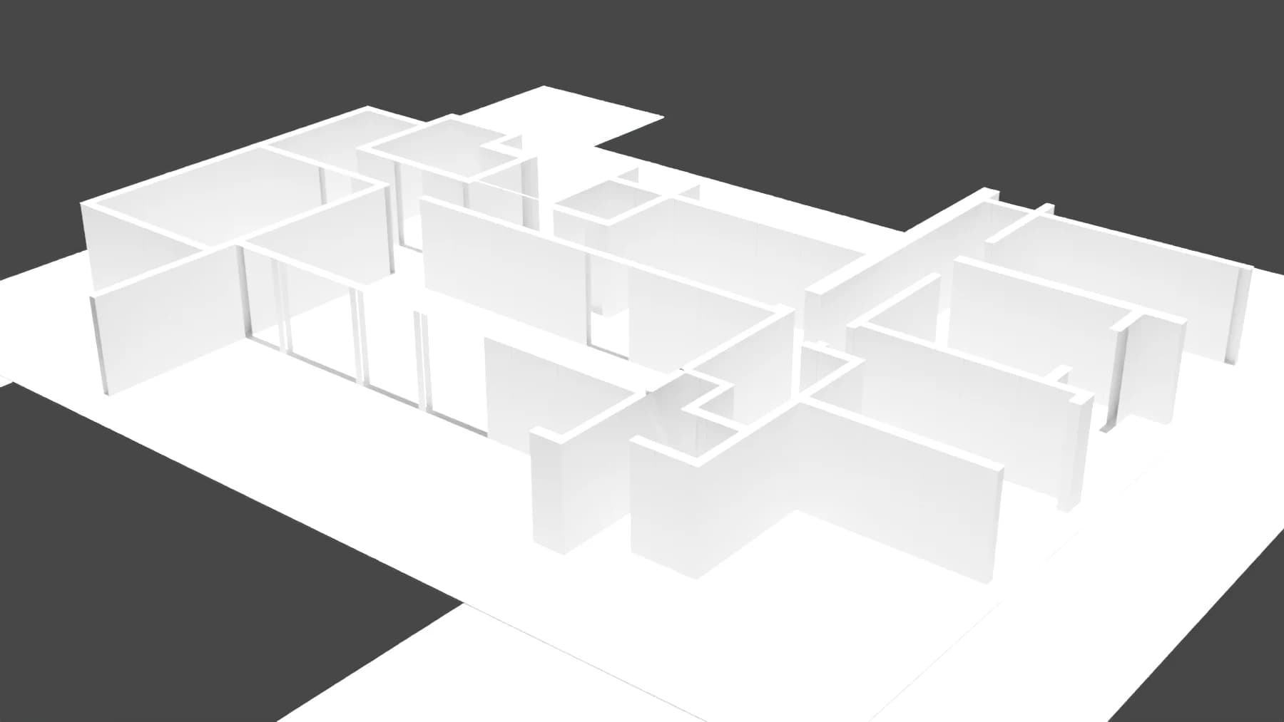 Arrayanes del Carmen: Volumetría del proyecto · Maqueta digital