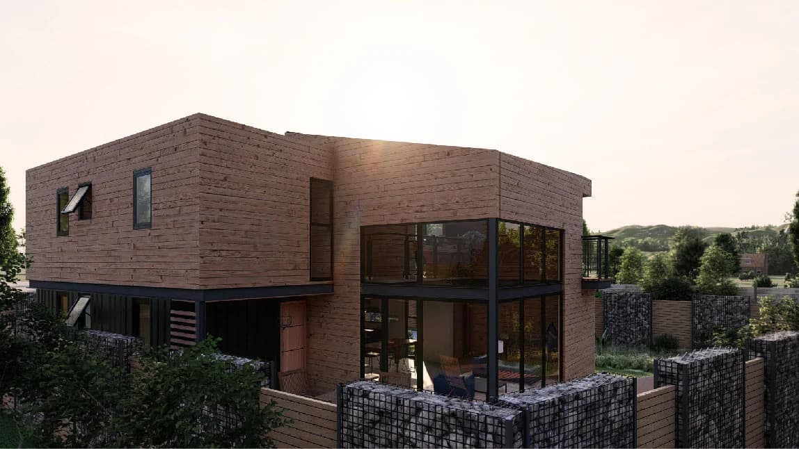 Vivienda particular: Exterior de la vivienda · Visualización